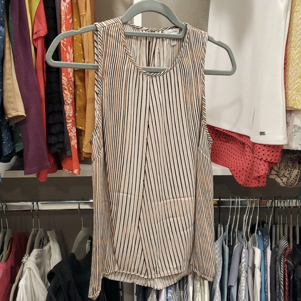 Calvin Klein satin tank
